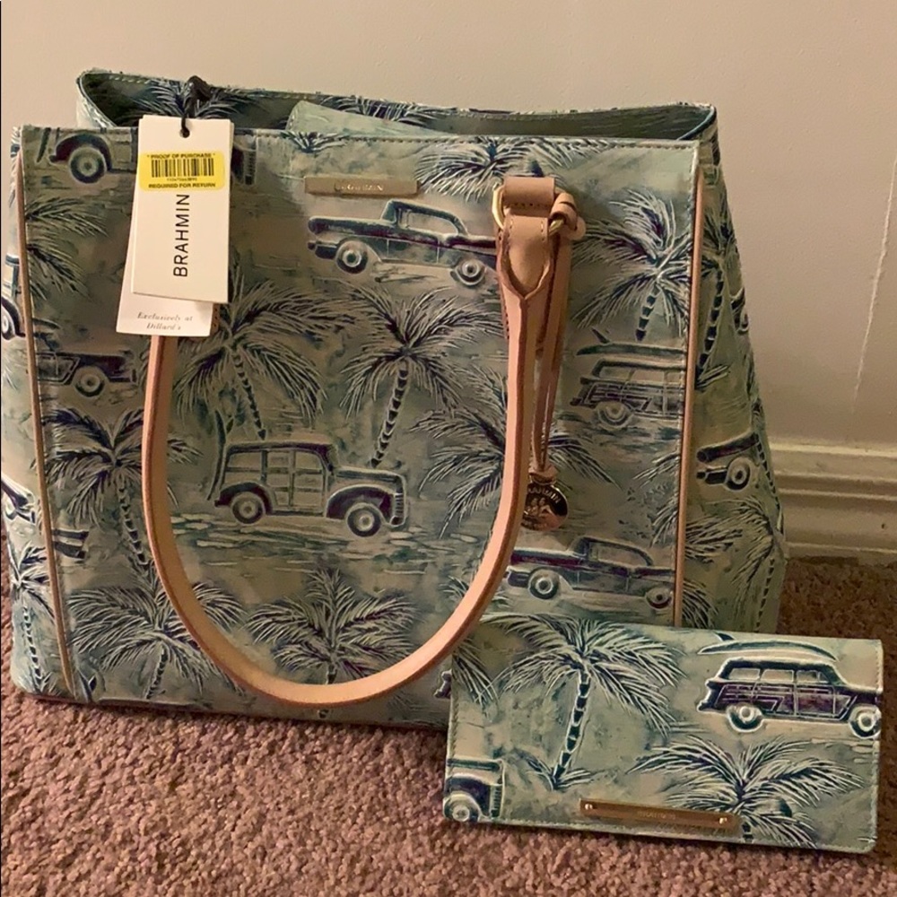 Brahmin tropical hand bag